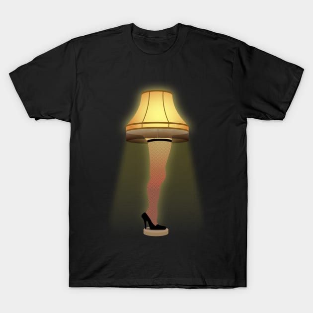 A Christmas Story - Leg Lamp T-Shirt by deancoledesign